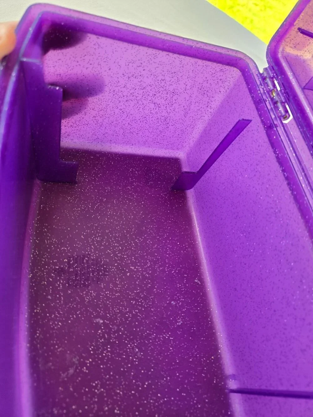 Caboodles Makeup Nails Case Purple Silver Glitter Metallics Jellies Millennial